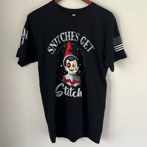 Men's Snitches Get Stitches T-Shirt